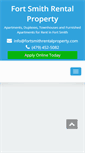 Mobile Screenshot of fortsmithrentalproperty.com
